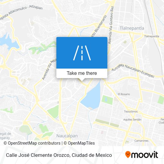 Calle José Clemente Orozco map