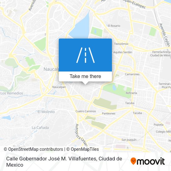 Calle Gobernador José M. Villafuentes map