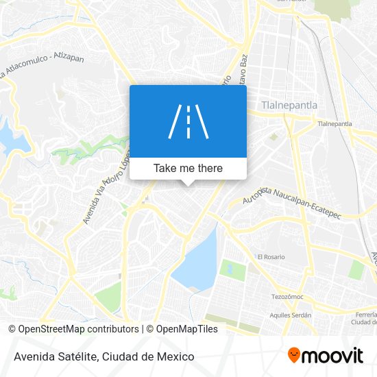 Avenida Satélite map