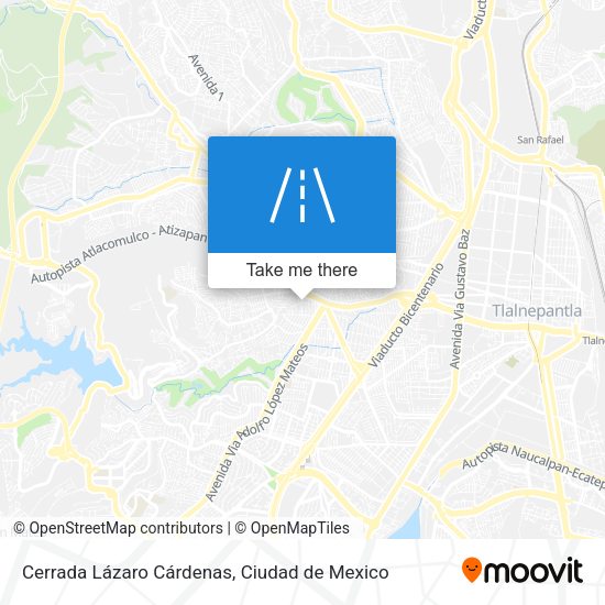 Mapa de Cerrada Lázaro Cárdenas