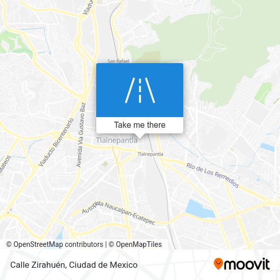 Calle Zirahuén map