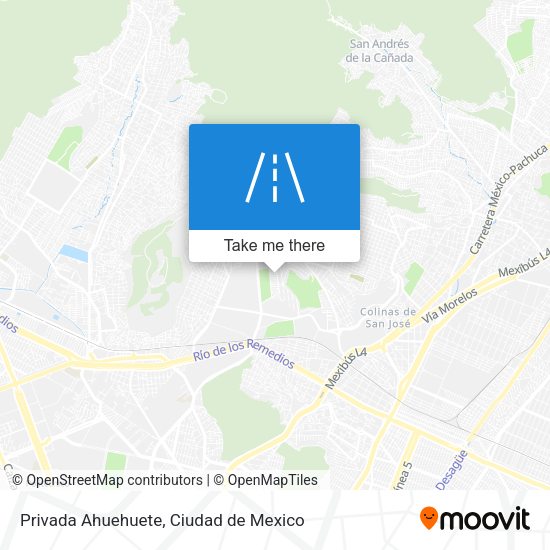 Mapa de Privada Ahuehuete