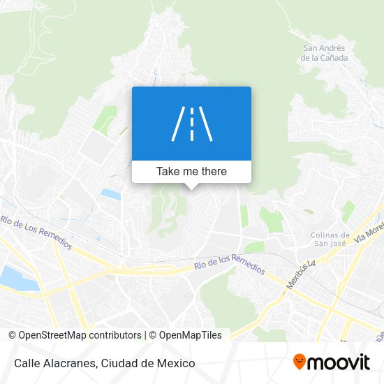 Calle Alacranes map