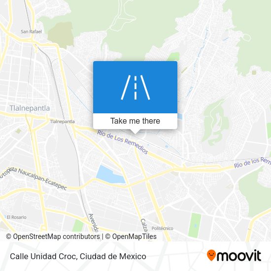 Calle Unidad Croc map