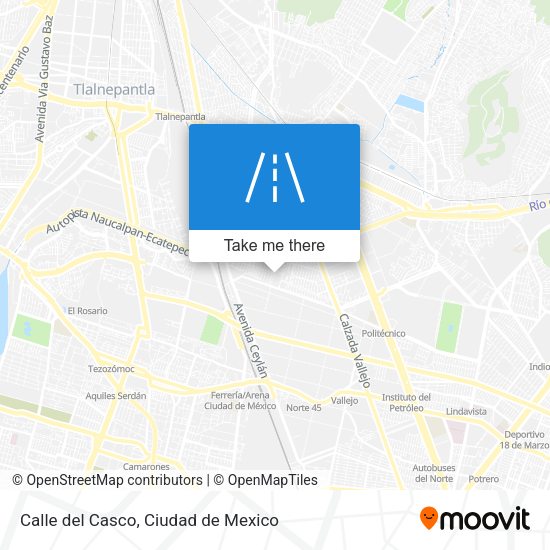 Calle del Casco map