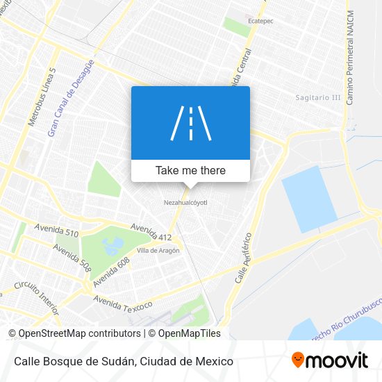 Mapa de Calle Bosque de Sudán
