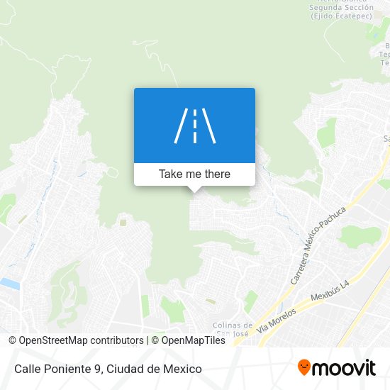 Calle Poniente 9 map