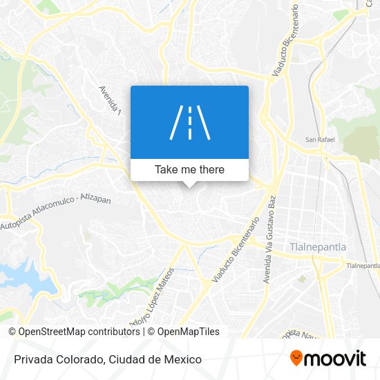 Mapa de Privada Colorado