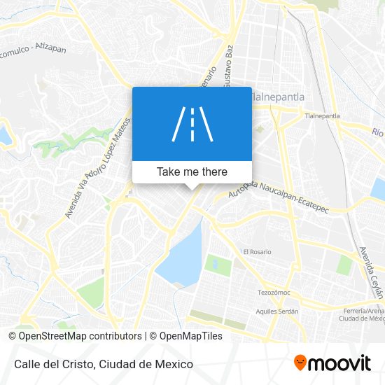 Calle del Cristo map