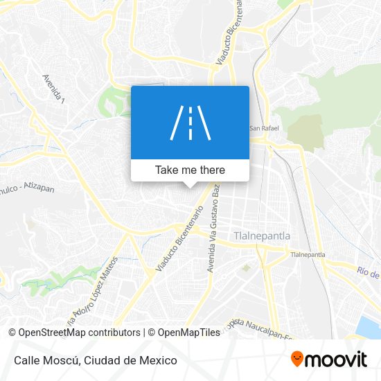 Calle Moscú map