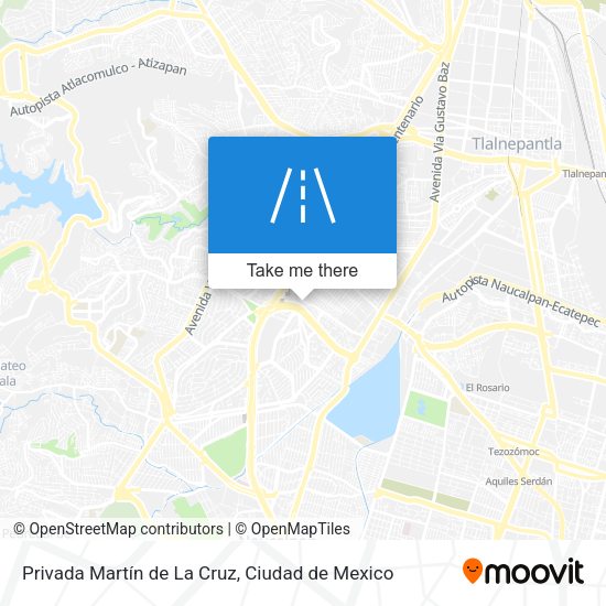 Privada Martín de La Cruz map