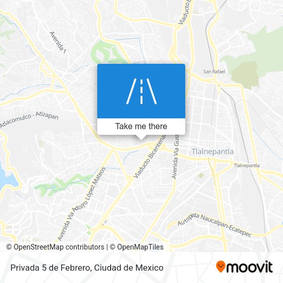 Mapa de Privada 5 de Febrero