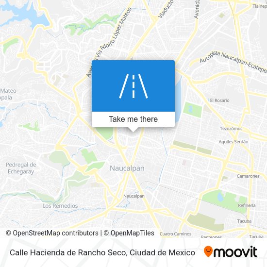 Calle Hacienda de Rancho Seco map