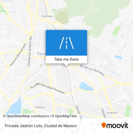 Privada Jazmín Loto map