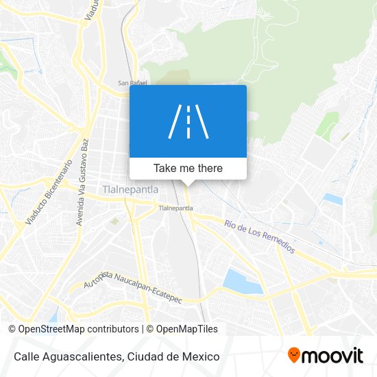 Calle Aguascalientes map