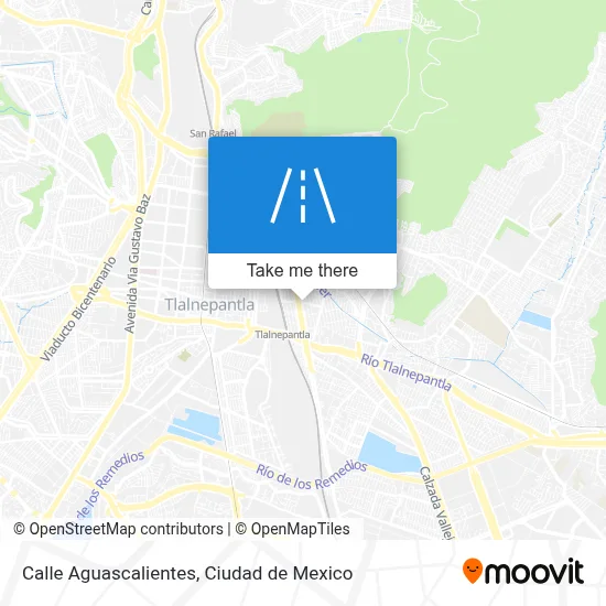 Calle Aguascalientes map