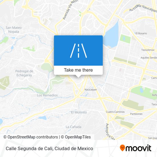 Calle Segunda de Cali map