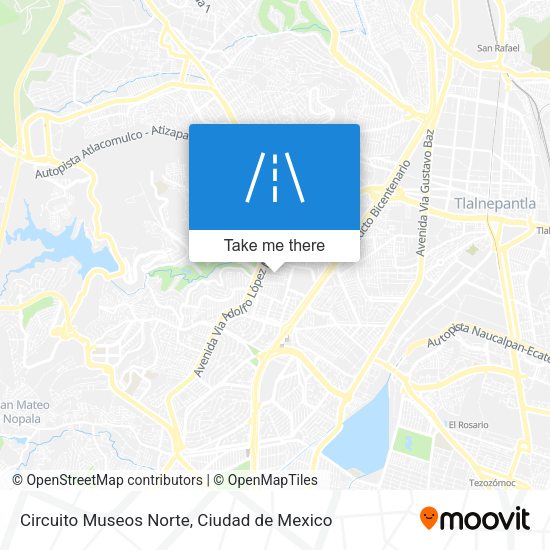 Mapa de Circuito Museos Norte
