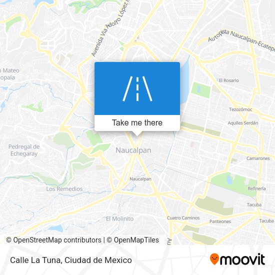 Calle La Tuna map