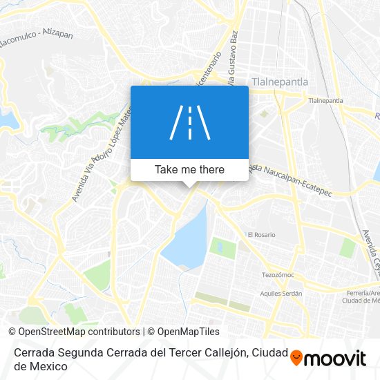 Cerrada Segunda Cerrada del Tercer Callejón map
