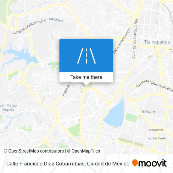 Calle Francisco Díaz Cobarrubias map