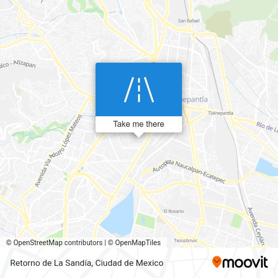 Retorno de La Sandía map