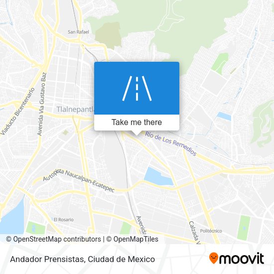 Andador Prensistas map