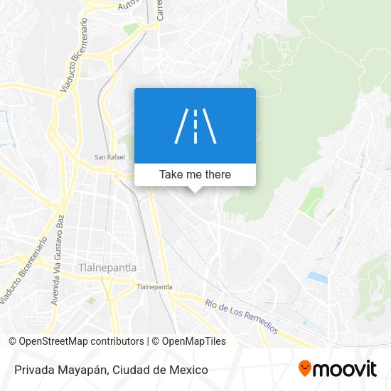 Privada Mayapán map