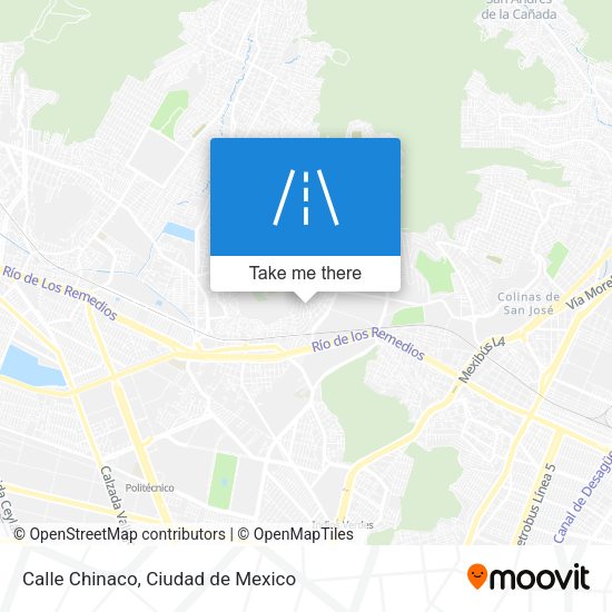 Mapa de Calle Chinaco
