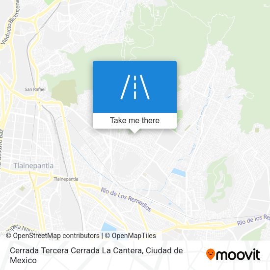 Cerrada Tercera Cerrada La Cantera map