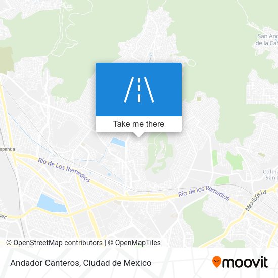Andador Canteros map