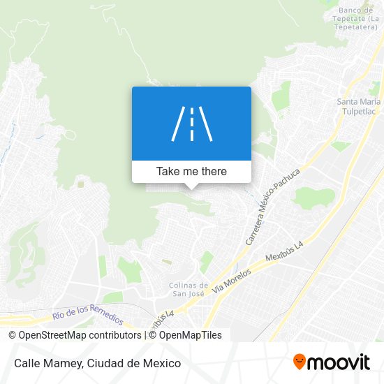 Mapa de Calle Mamey