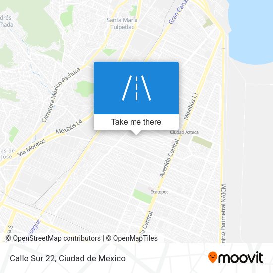 Mapa de Calle Sur 22