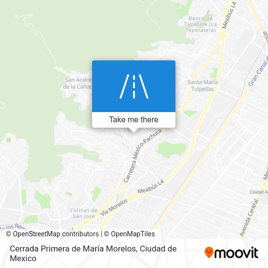 Cerrada Primera de María Morelos map