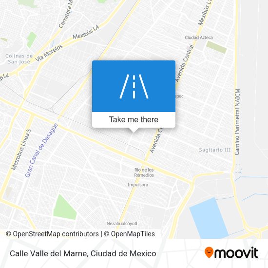 Calle Valle del Marne map