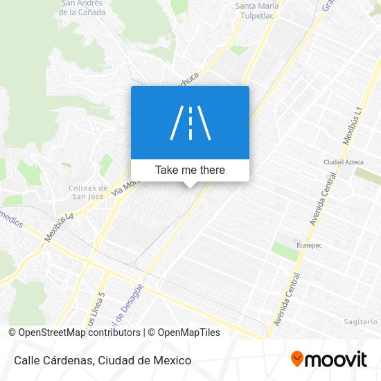 Calle Cárdenas map