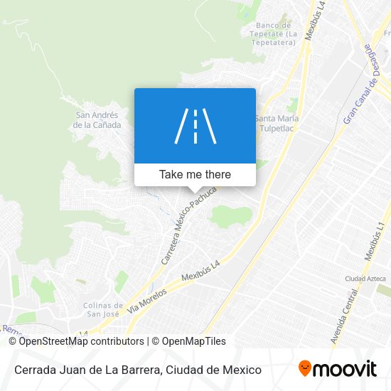 Cerrada Juan de La Barrera map