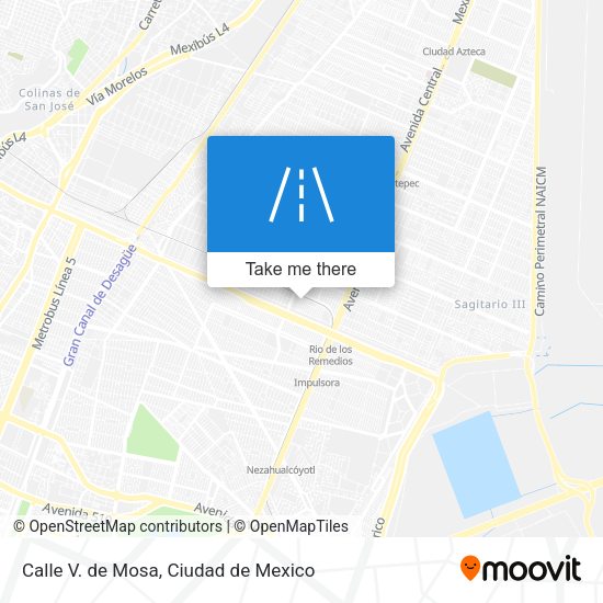 Mapa de Calle V. de Mosa