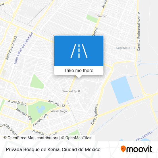 Privada Bosque de Kenia map