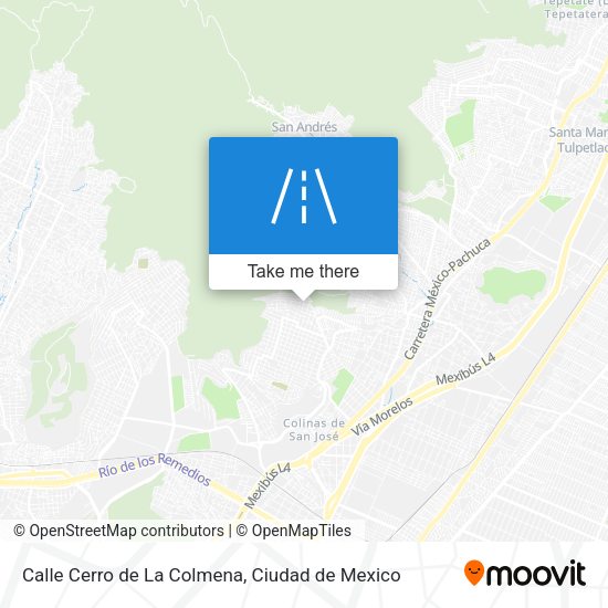 Calle Cerro de La Colmena map