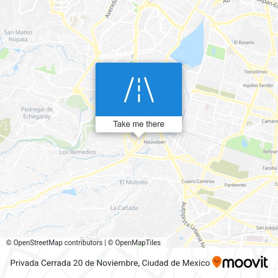Privada Cerrada 20 de Noviembre map