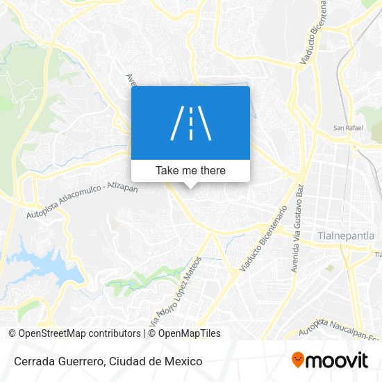 Cerrada Guerrero map