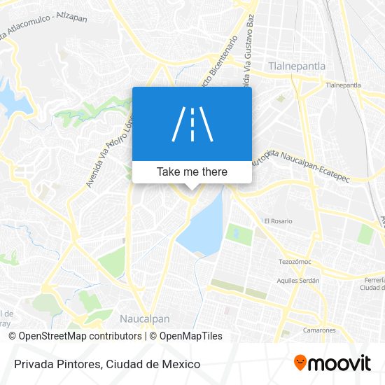Mapa de Privada Pintores