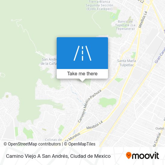 Camino Viejo A San Andrés map