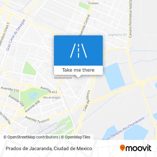 Prados de Jacaranda map