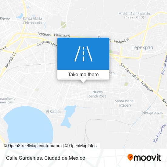 Calle Gardenias map