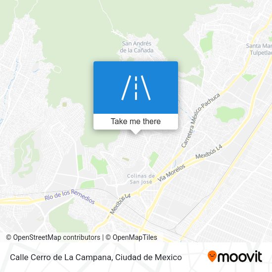 Calle Cerro de La Campana map