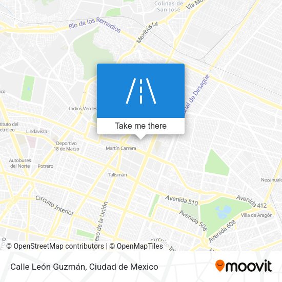 Calle León Guzmán map