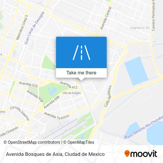 Mapa de Avenida Bosques de Asia