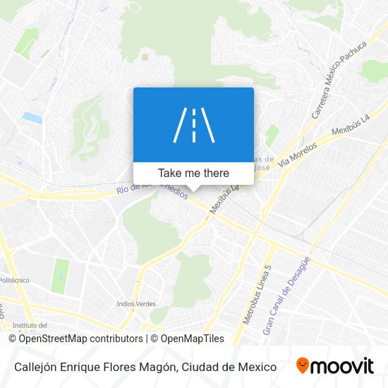 Mapa de Callejón Enrique Flores Magón